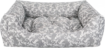 DandyDog Hundebett Avignon Platine - Hochwertiger Möbelbezugstoff